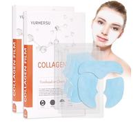 Masque de collagène pour le visage, masque de collagène haute prime, film de collagène soluble, hydratant, améliore l'élasticité de la peau, réduit les lignes fines