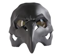 Masque de corbeau, masque de médecin la peste steampunk, corbeau à long bec, cosplay pour fête d'Halloween, mascarade, jeu rôle, cadeaux d'anniversaire