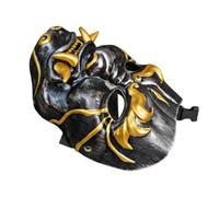 Masque de Cosplay Chinois Ambiance Halloween Intégral Résine Adultes | Coque Rigide, Rembourrage Interne, Léger et Confortable, pour Photographie, Style Chinois Steampunk