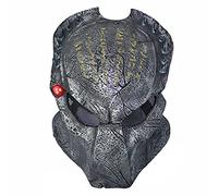 Masque de cosplay prédateur 2.0 avec design LED GFRP Alien Masque intégral pour Halloween, danse, fête costumée (G)