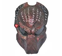 Masque de cosplay prédateur 2.0 avec design LED GFRP Alien Masque intégral pour Halloween, danse, fête costumée (C)