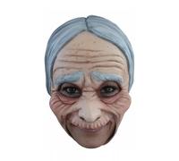Masque De Costume En Latex Pour Adulte Old Lady Beige Halloween