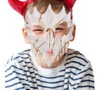 Masque de crâne d'animal réaliste pour carnaval, cosplay, accessoire de | Masque d'horreur tête de mort pour adultes et enfants, bal masqué, fête, spectacle, maison hantée