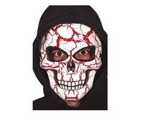 Masque de crâne en PVC - FIESTAS GUIRCA, S.L. - TU - Noir - Halloween et squelette