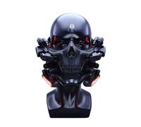 Masque de crâne punk avec pour adultes, masque tactique à LED, pour cosplay, Halloween, cosplay, fêtes, festivals de musique, accessoires