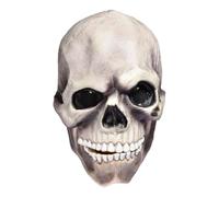 Masque de crâne réaliste effrayant et mobile pour cosplay | Masque intégral pour adulte pour cosplay, fête, parc à thème, scène, maison hantée, amateurs, hommes, femmes, fans