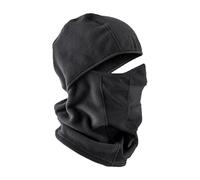 Masque De Cyclisme en Polaire Polaire 1 Pièce, Masque Chaud, Masque Coupe-Vent, Masque Respirant Confortable, Masque De Ski (Noir)