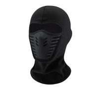 Masque De Cyclisme Épais Noir 1 Pièce, Masque Chaud À La Mode, Masque Facial d'hiver, Masque De Ski