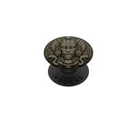 Masque de déesse Serpent Maya Antique Temple en Pierre PopSockets PopGrip Adhésif