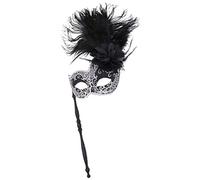 Masque de déguisement à plumes pour Halloween, Mardi Gras, cosplay, fête (Stick B Full Crack)