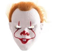 Masque de déguisement - FARTONI - Pennywise (inspiré IT) - masque complet tête - détails haute précision - matériaux résistants Taille unique