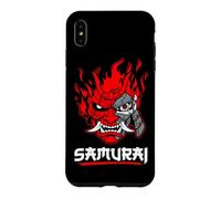 Masque de démon Japonais Samouraï OniCyborg Cyberpunk Streetwear Coque pour iPhone XS Max