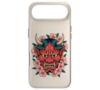 Masque de démon Japonais Yokai Devil Cherry Blossom Hannya Oni Coque pour iPhone Air