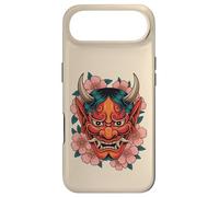 Masque de démon Japonais Yokai Devil Cherry Blossom Hannya Oni Coque pour iPhone Air