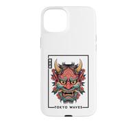 Masque de démon Japonais Yokai Devil Hannya Japan Oni Coque pour iPhone 15 Plus