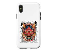 Masque de démon Japonais Yokai Devil Hannya Japan Oni Coque pour iPhone X/XS