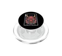 Masque de démon Japonais Yokai Devil Hannya Japan Oni PopSockets PopGrip pour MagSafe