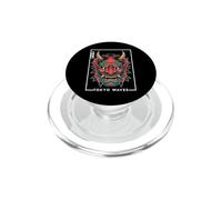 Masque de démon Japonais Yokai Devil Hannya Japan Oni PopSockets PopGrip pour MagSafe