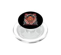 Masque de démon Japonais Yokai Devil Hannya Japan Oni PopSockets PopGrip pour MagSafe