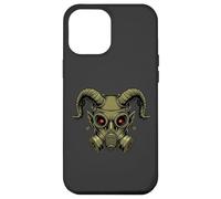 Masque de démon Noir avec Cornes Apocalypse Fantasy Coque pour iPhone 12 Pro Max