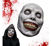 Masque de Démons Souriants, Masque de Souriant Démon Latex, Masque d'Halloween horreur effrayant, Masque Halloween Adulte Horreur, Cosplay - Démon - Carnaval - Pour homme et femme