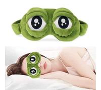 Masque de Dormir 3D Masque pour Dormir Dessin Animé Grenouille Eyeshade Vert Masque pour les yeux de grenouille pour Dormir Dessin Animé Grenouille Masque de Voyage du Sommeil