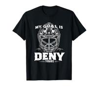 Masque de Gardien de But de Hockey sur Glace T-Shirt