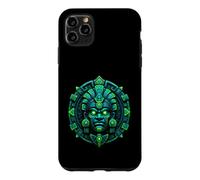 Masque de Gardien du Temple Lumineux emblème Antique Relique Coque pour iPhone 11 Pro Max