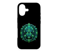 Masque de Gardien du Temple Lumineux emblème Antique Relique Coque pour iPhone 17
