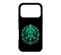 Masque de Gardien du Temple Lumineux emblème Antique Relique Coque pour iPhone 17 Pro