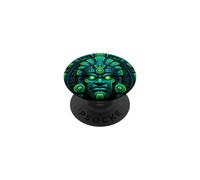 Masque de Gardien du Temple Lumineux emblème Antique Relique PopSockets PopGrip Adhésif