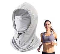 Masque De Golf,Chapeau UPF 50+ à Protection Faciale et Cervicale - Soie Glacée Rafraîchissante Respirant Anti Transpiration Séchage Rapide Couverture UV Cache Visage et Tour de Cou pour Cyclisme