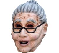 Masque de grand-mère couleur chair-gris
