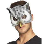 masque masque masque hibou 24 x 17 cm gris