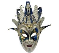 Masque de joker bleu, porté par le DJ Boris Brejcha
