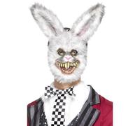 Masque De Lapin Blanc Zombie Pour Adultes Costume D'Halloween