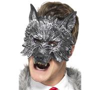Masque De Loup Pour Adultes Halloween Costume Fantaisie Masque En Latex Deluxe
