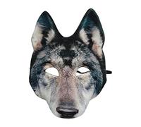 Masque de loup réaliste | Animal effrayant Halloween Masque Masque d'horreur effrayante, Halloween Wolf Masque Wolf Costume accessoires Animal Masque pour cosplay Costume Fancy Dishing Party