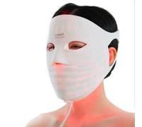 Masque de luminothérapie à LED pour le visage, appareil de soins de la peau anti-âge à usage domestique, 330 LED, couleurs LED 5 en 1 avec NIR profond 1072 nm, NIR 830 nm, lumière rouge, jaune et