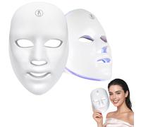 Masque de luminothérapie LED 7 couleurs pour la peau rayonnante, réduit les rougeurs et l'acné, distribution uniforme de la lumière sans fil, soins de beauté spéciaux pour femme