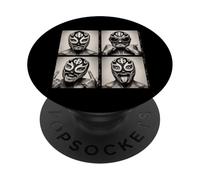 Masque de Lutte Mexicaine Lucha Libre PopSockets PopGrip Adhésif
