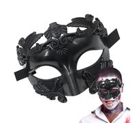 Masque de mascarade - 10,2 cm en PVC grec ancien, masque égyptien romain historique, accessoire de costume de carnaval pour homme, utilisation équitable de la Renaissance | Parfait pour Halloween, cos