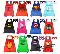 Masque de mascarade de super-héros, Cape, Anime Spider Man Batman, figurine d'action, jouets de super héros, Cosplay, cadeaux de fête pour enfants 02