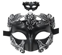 Masque de mascarade égyptienne - couverture d'Halloween masculine, décoration de luxe, couverture faciale, accessoire de fête classique, design durable | Événement du festival des costumes de carnaval