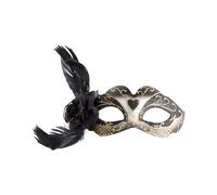 Masque de mascarade pour femmes et hommes, masque vénitien à carreaux de style vintage pour la fête de Mardi Gras (P)