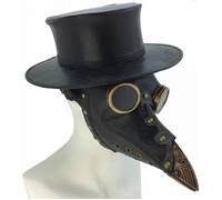 Masque de médecin contre la peste noire Steampunk - Horror-Shop.com - Vintage Beak Mask - Costume Halloween