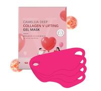 Masque de menton complet en V - Masque lifting de tension - Réducteur pour la mâchoire et le cou - Élasticité raffermissante - Rajeunissant - Hydratant - Contour du visage pour femme