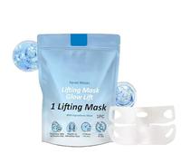 Masque de menton de chinologie - Masque de levage de menton de chinologie - Masque de levage à double menton - Masque de levage en V - Hydratant - Masque facial au collagène pour tous les types de