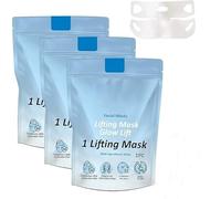 Masque de menton de chinologie, masque de menton de chinologie, masque facial de chinologie, mentonnière chinoise, levage de chinologie : dites adieu à votre double menton maintenant (3 boîtes)