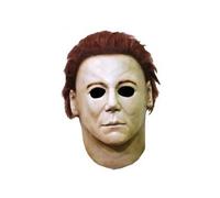 Trick or Treat Deluxe Halloween 7 Michael Myers Maske mit Haaren Weiß